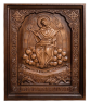 Резная икона Божией Матери "Спорительница хлебов" — Мастерская резных икон ShatoWood