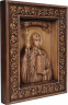  Резная икона "Святая мученица Нина" — Мастерская резных икон ShatoWood